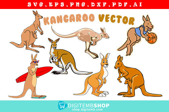 Download Kangaroo Vector Art Design - Premium Resources